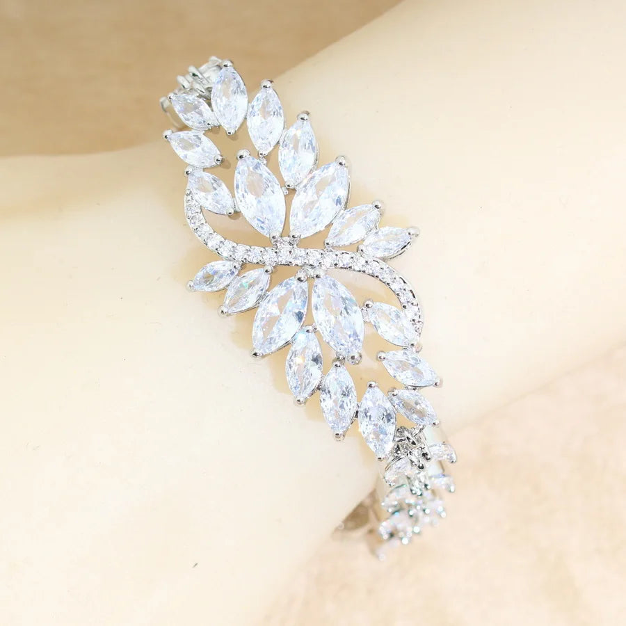 luxury More Color Stone Bracelet for Women Wedding Jewelry Birthday Gift