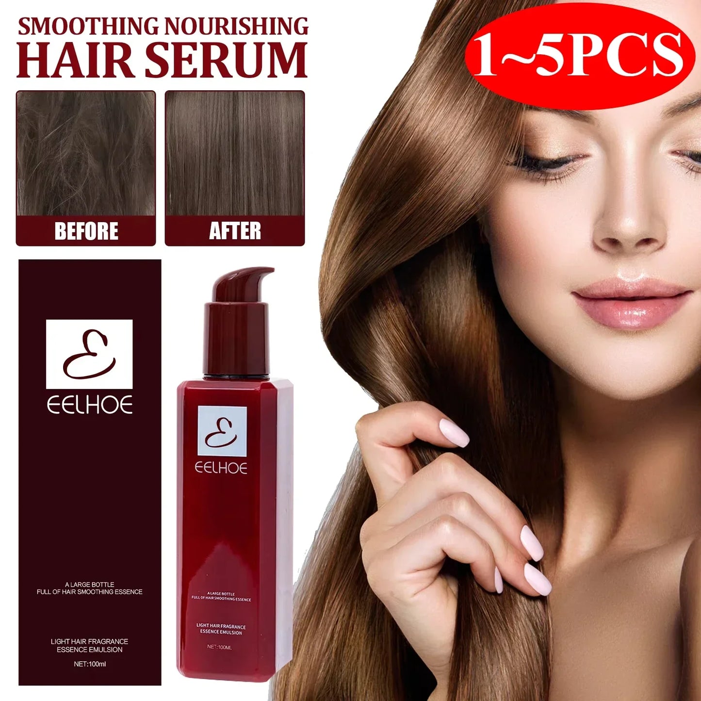 Hair Conditioner Essence Moisturizing Soften Repair Hair Mask Smoothing Treatment for Damaged Dry Curly Frizzy Hair Care