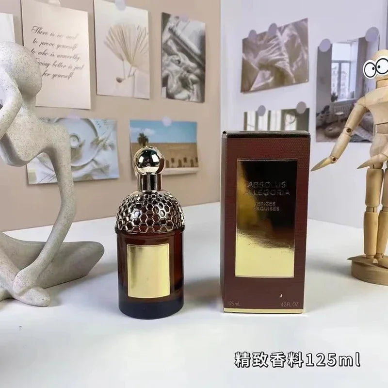 125ml Brand Original Cologne Eau De Parfum Lasting Rose Floral Scent Spray Women Perfumes Sandalwood Leather Men's Fragrance
