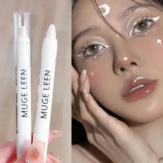 Brightening Flash Highlighter Eyeshadow Stick Pearl Matte White Eyeliner Pencil Eyes Head Waterproof Lying Silkworm Pen Cosmetic