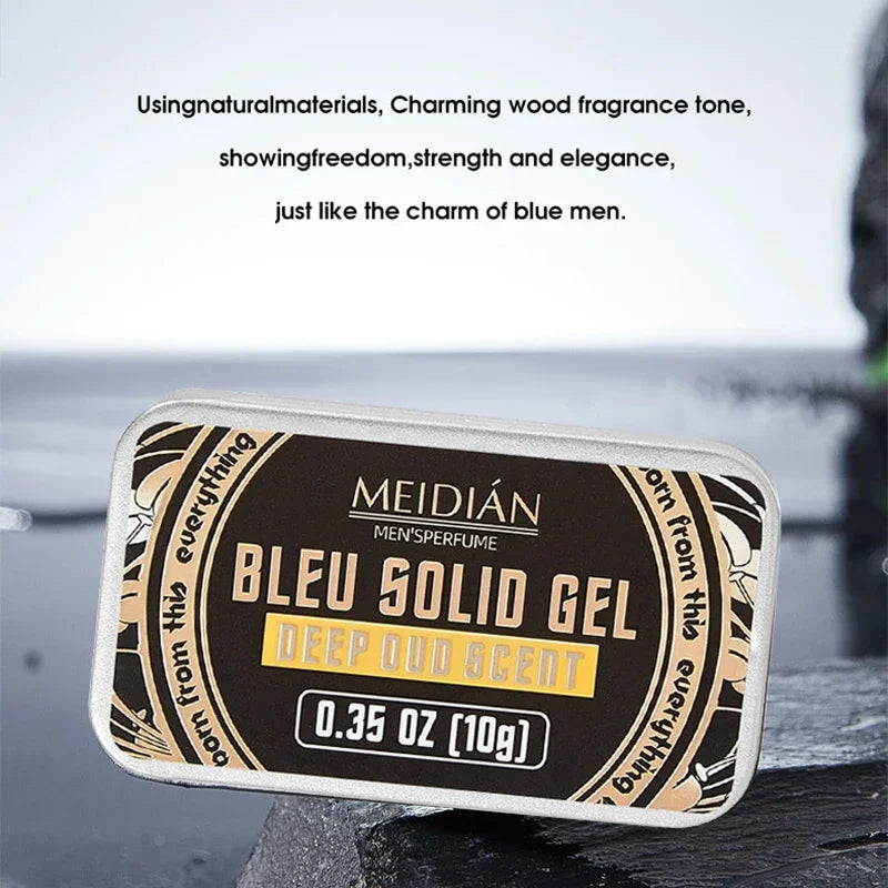 Pheromone Cologne Solid Perfume Fruity Scent Lasting Natural Fragrance Release Charming Confidence Pocket Deodorant Solid Balm