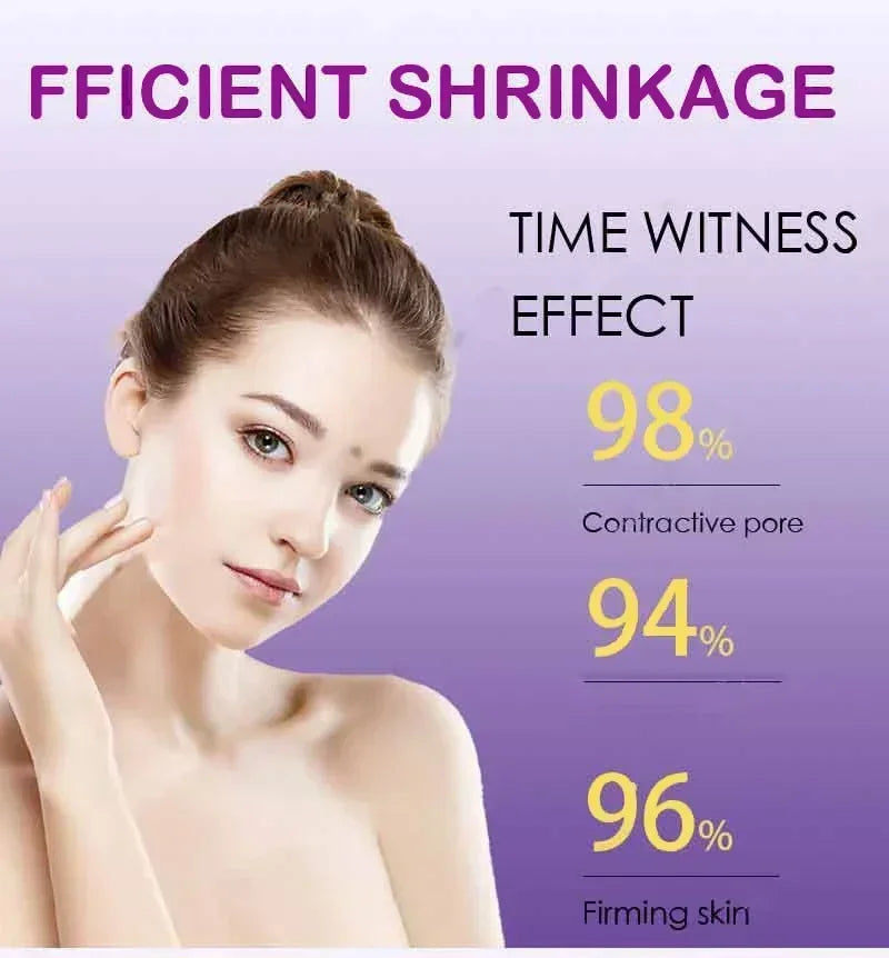 Face Skin Pore Shrinkage Serum Long-Lasting Moisturizing Improves Large Pores Calming Skin Care Essence