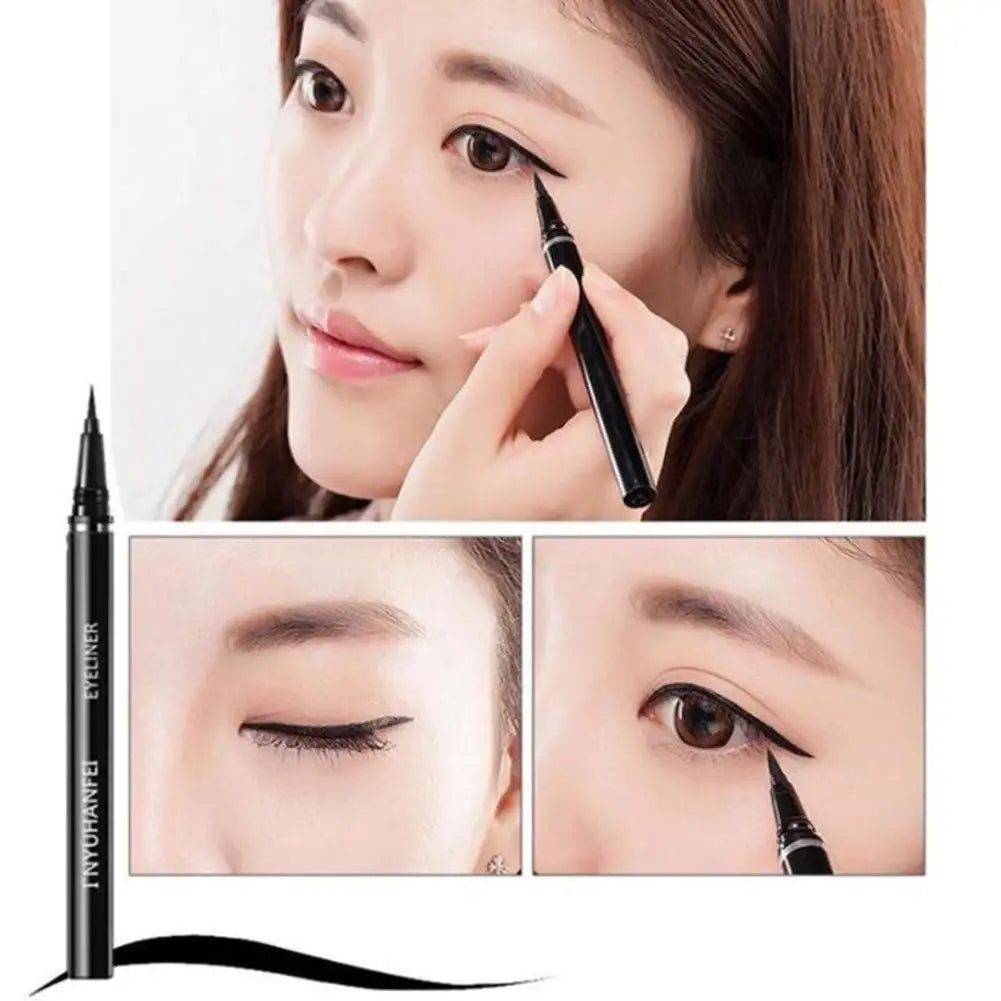 Eyeliner Ultra Thin Black White Liquid Pen Eyeliner Pen Waterproof Lasting Smooth Eyes Liner Pencils Eye Makeup Tools