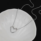 New Heart Necklace Ladies Clavicle Chain Neck Choker Necklaces for Women Jewelry Free Dropshipping Wholesale