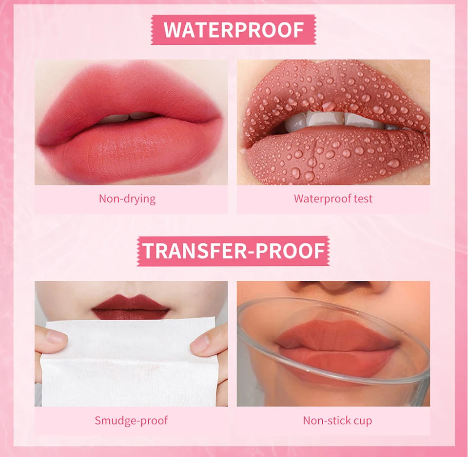 Fruity Water Lip Tin Lip Gloss Moisturizing Lip Glaze Long Lasting Lip Ink Face Lip Dual Purpose Liquid Lipstick Cosmetic Makeup