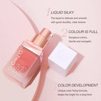 O.TWO.O Liquid Blusher 4 Colors Rose Pink Blush Long Lasting Natural Cheek Face Makeup Blusher High Pigment For Women Cosmetics