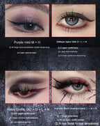 Dark Gothic Eye Shadow Palette Pearlescent Matte Fine Sparkle Strobes Punk Profound Three-dimensional Eye Shadow Makeup Cosmetic