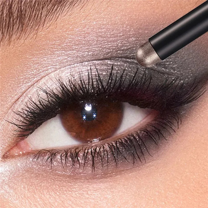 1PC Waterproof Pearlescent Eyeshadow Pencil Stick 16 Colors Lasting Glitter Shimmer Eye Shadow Highlighter Pen Eyes Makeup Tools
