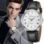 Luxury Mens Watches Top Brand Fashion Men's Quartz Watches Business Casual Leather Belt Male Wristwatches Clock reloj de hombre