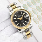 Luxury New Automatic Watch For Men Mechanical Movement Watches Stainless Steel Silver Gold Rome Blue Green Sappihre Glass