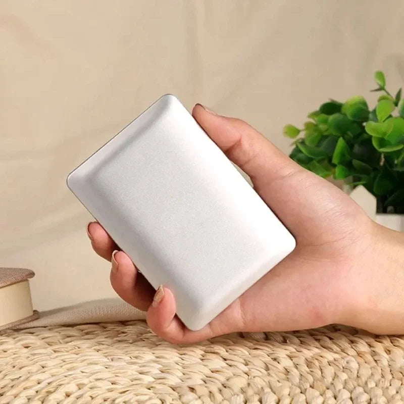 Handheld Mini Makeup Mirror - Pocket Glass Magnifying, Creative Folding Mirrors for Girls Ladies