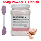 650g Chamomile Hyaluronic Acid Facial Moisturizing Mask Powder with Silicone Brush Increasing Skin Elasticity Rose Jelly Mask