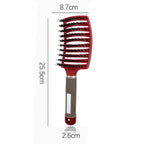 Hair Brush Hair Comb Detangling Hair Brush Bristle&Nylon Women Wet Massage Comb Curly Hairdressing Salon Styling Tools