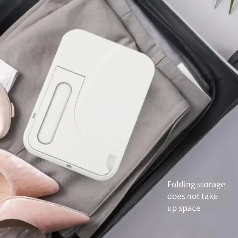 Makeup Mirror USB Rechargeable Portable Compact LED Vanity Mirror with Touch Screen Dimming Makeup Mirror