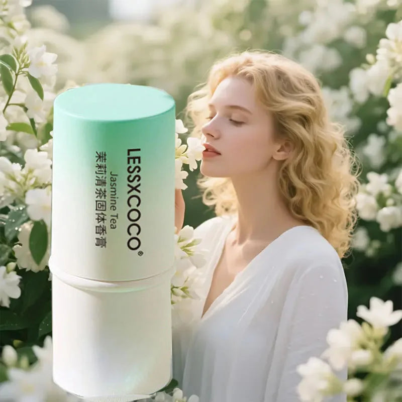 Solid Perfume, Portable Solid Balm, Long-Lasting Fragrances, Fresh and Elegant Female Solid Balm, Body Aroma Gifts for Women