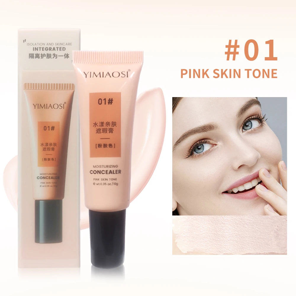 Concealer, multi-purpose cream, oil-free, long-lasting moisturizing, covering contours, highlighting and finishing makeup