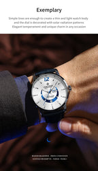 Men's Watches Top Brand Luxury Men Wrist Watch Leather Quartz Watch Sports Waterproof Male Clock Relogio Masculino+Box 2023 New