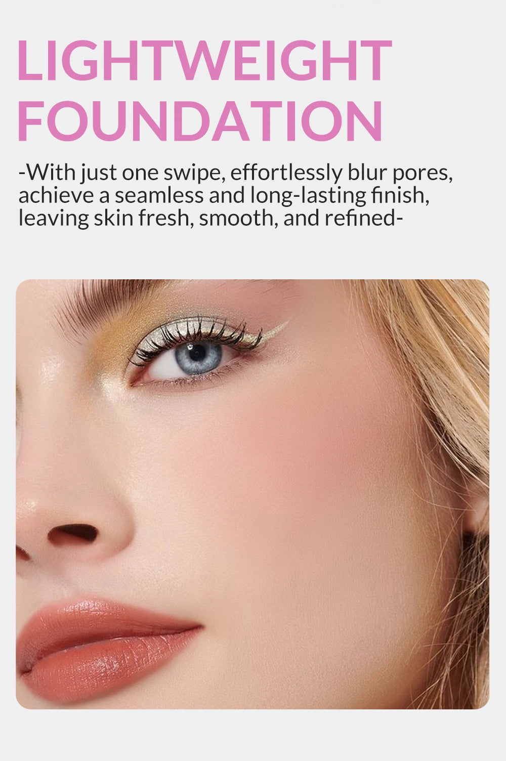 Pore-Blurring Makeup Primer Lightweight, Oil-Control Pre-Makeup Base Long-Lasting, Hydrating, and Smoothing Primer for Invisible