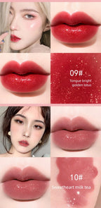 Mini 10 Colors Liquid Lip Gloss Set Waterproof Non-Stick 24-Hour Long Lasting Velvet Matte Lipstick Cosmetic Makeup Care