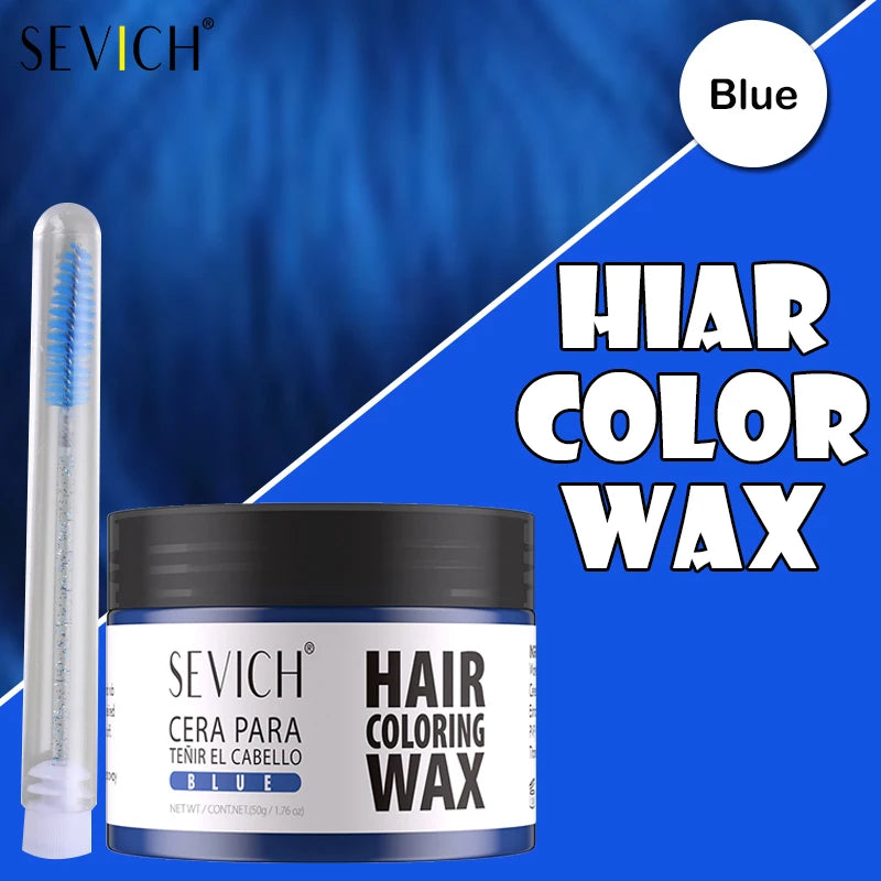 Hair Localized Staining 13 Color Temporary Diy Hair Colour Wax Easy To Wash One-Time Hair Dyed Mud Long Lasting Hair Color Cream