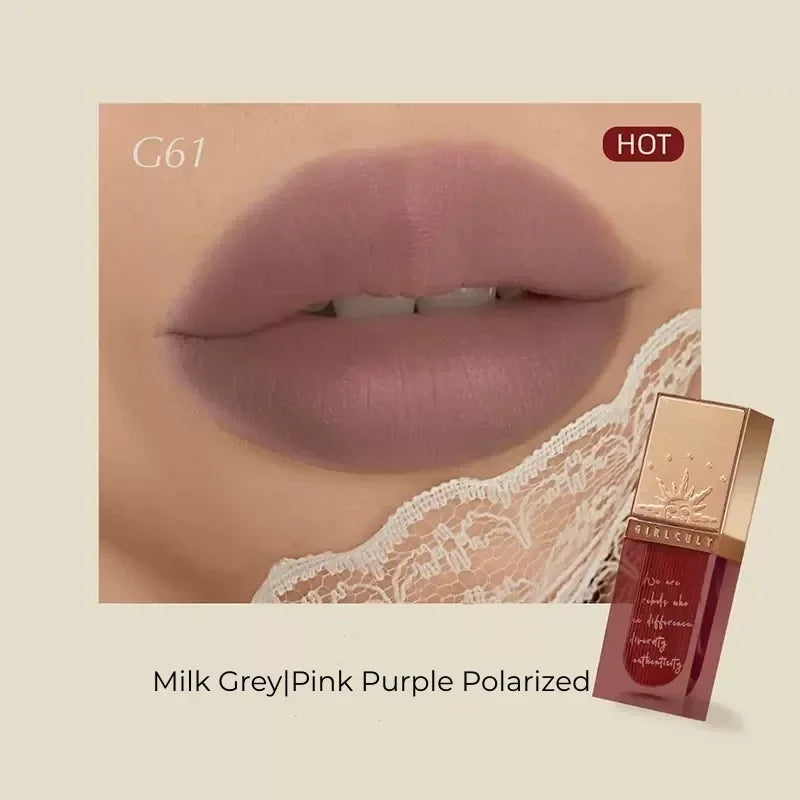 Girlcult Lipstick Lip Cream Non-Stick Lip Glaze Liquid Lipstick Lipgloss Matte  Long Lasting Makeup Cosmetics Rare Makeup Beauty
