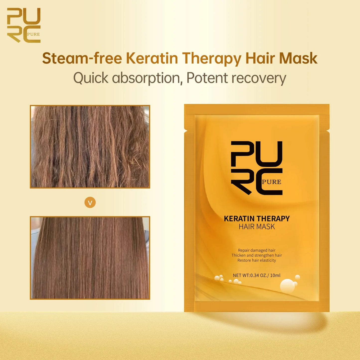 Magical Keratin Hair Mask 5 Seconds Repairing Damaged Frizzy Hairs Soft Smoothing Shiny Deep Nourishing Straightening Hair Care