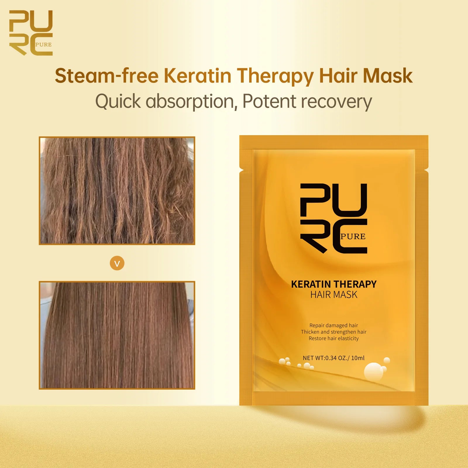Magical Keratin Hair Mask 5 Seconds Repairing Damaged Frizzy Hairs Soft Smoothing Shiny Deep Nourishing Straightening Hair Care