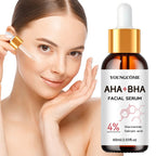 Exfoliating Face Peel Serum AHA + BHA Facial Skin Care Anti-aging Wrinkle Moisturizing Whitening Firming Skin Essence Shrink Po