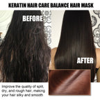 EELHOE Keratin Hair Mask Repairing Damaged Frizzy Hairs Straightening Treatment Nourishing Hair Soften Smoothing Care Product