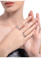 MASW Hip Hop Punk Style Finger Ring For Women Female Gifts Original Design Fashion Jewelry High Quality Metal Ring Hot Sale
