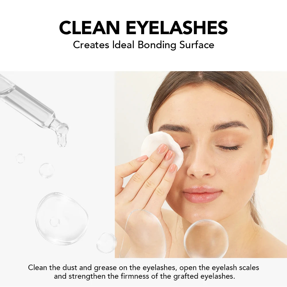 Pre-Treament Primer Clean Lashes Super Bonder For Eyelash Extension Quick Drying Long Last Grafting Eyelash Glue NATUHANA