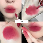 Artistic Soft Mist Mousse Lip Glaze Velvet Matte Lipstick Holding Makeup Not Easy to Sticky Cosmetics Lipstick