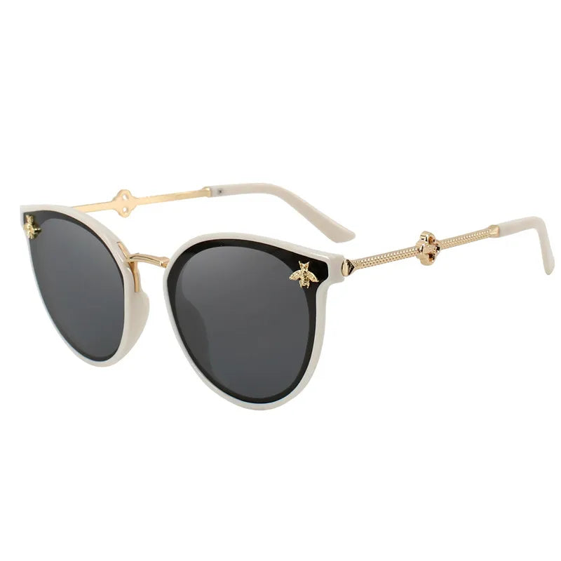 Luxury Sunglasses Women Brand Design Fashion Vintage Cat Eye Sun Glasses For Ladies Classic Square Driving Shade Eyewear UV400