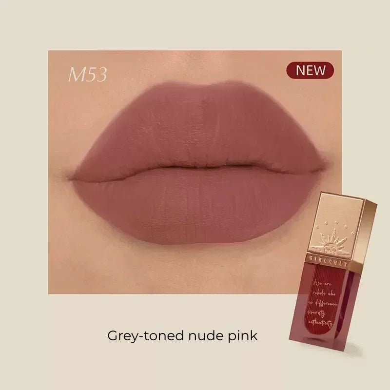 Girlcult Lipstick Lip Cream Non-Stick Lip Glaze Liquid Lipstick Lipgloss Matte  Long Lasting Makeup Cosmetics Rare Makeup Beauty