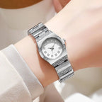 Luxury Rhinestone Women Watches Fashion Small Dial Steel Strap Quartz Wristwatches for Girls Clock Reloj Mujer