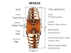 Luxury Watch For Men Business Fashion Quartz Wristwatches Classic Stainless Steel Waterproof Male Date Clock Relogios Masculino