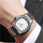 New Luxury Men Quartz Watches Automatic Date Watch Man Stainless Steel Sport Chronograph Watch for Men Clock reloj hombre