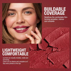 Smooth Matte Lipstick - Long-Lasting, Moisturizing, and Easy to Apply Lip Glaze with Rotating Pen Design - Perfect for Everyday