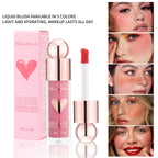 Smooth Blush Liquid Moisturizing Long Lasting Natural And Easy To Color Light And Not Heavy Easy To Apply Rosy Complexion Makeup