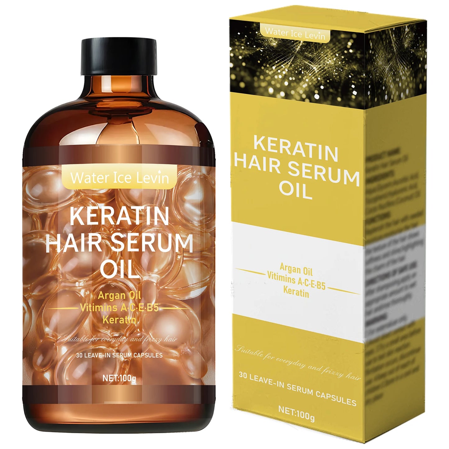 Hair Care Essential Oil, Repair Hair Roots and Fill Scales Pores, Deeply Nourish and Lock in Moisture, Moisturize Dry Hair