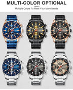 New Watches for Men Top Luxury Brand CURREN Quartz Men’s Watch Sport Waterproof Wrist Watches Chronograph Date Relogio Masculino