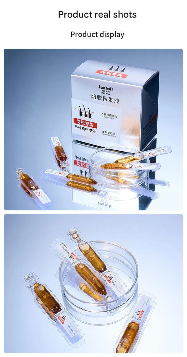 hair growth Serum Anti hair loss For seborrheic alopecia hereditary middle-aged Nourish Shiny Healthy hair Care essential oil