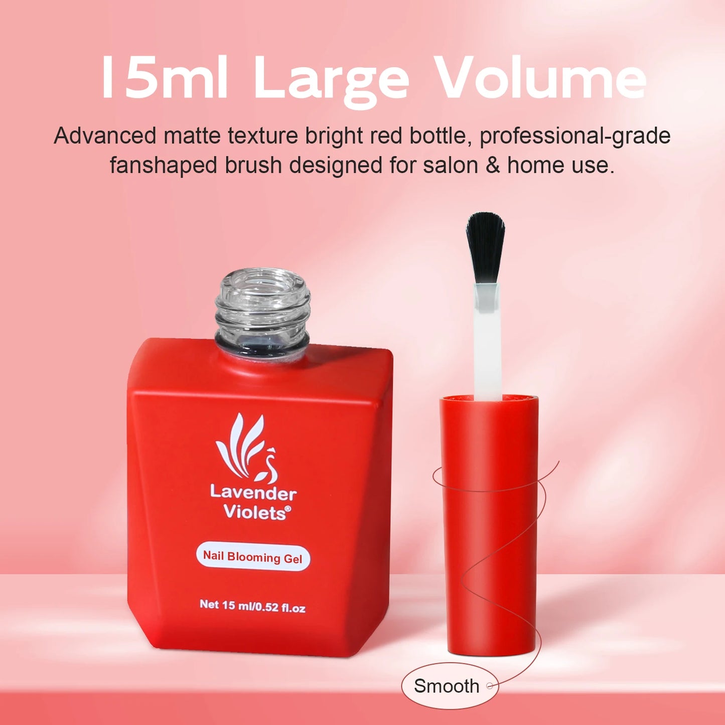 15ml Nail Blooming Gel, Blossom Spreading Effect Functional Gel, Easy to Apply for Nail Art Design Home Salon Manicure Pedicure