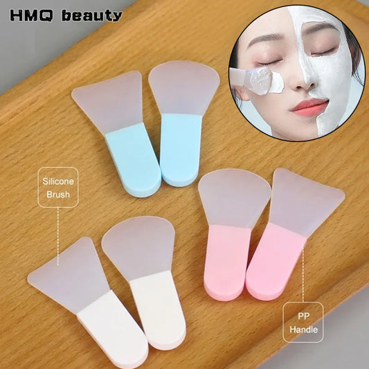 3/1pcs Silicone Facial Mask Brush Face Cleaning Scraper DIY Mud Film Applicator Scrapers Brushes Travel Portable Skin Care Tools