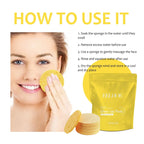 Turmeric Cleansing Pad Deeply Cleanses Skin, Removes Dirt, Controls Oil and Softens Exfoliated, Tender Skin