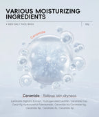 Men Facial Foaming Cleanser Deeply Cleansing Oil Control Moisturizing Blackhead Removal Skin Care Face Wash Foam Cleanser