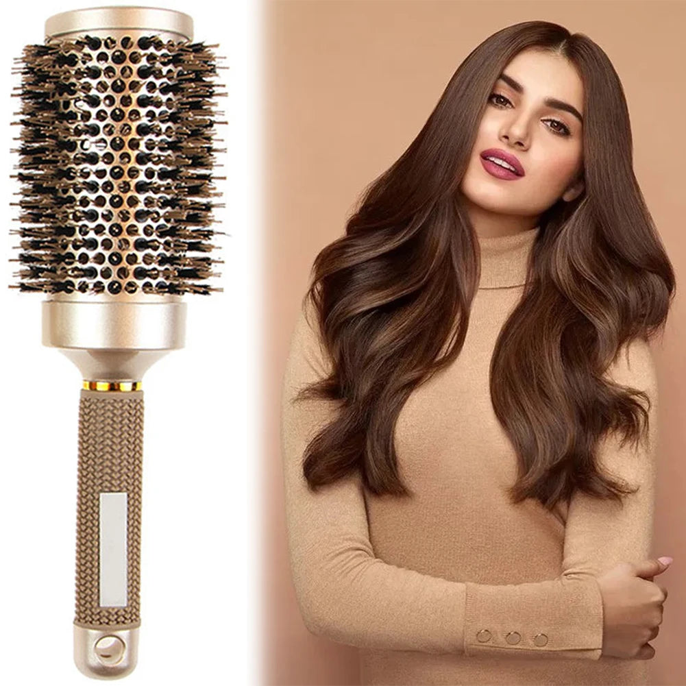 Pro Salon Hairdressing Comb Women's Curling Hairbrush Cylindrical Hairdresser Brushes Barbershop Styling Tool Accessories Tools