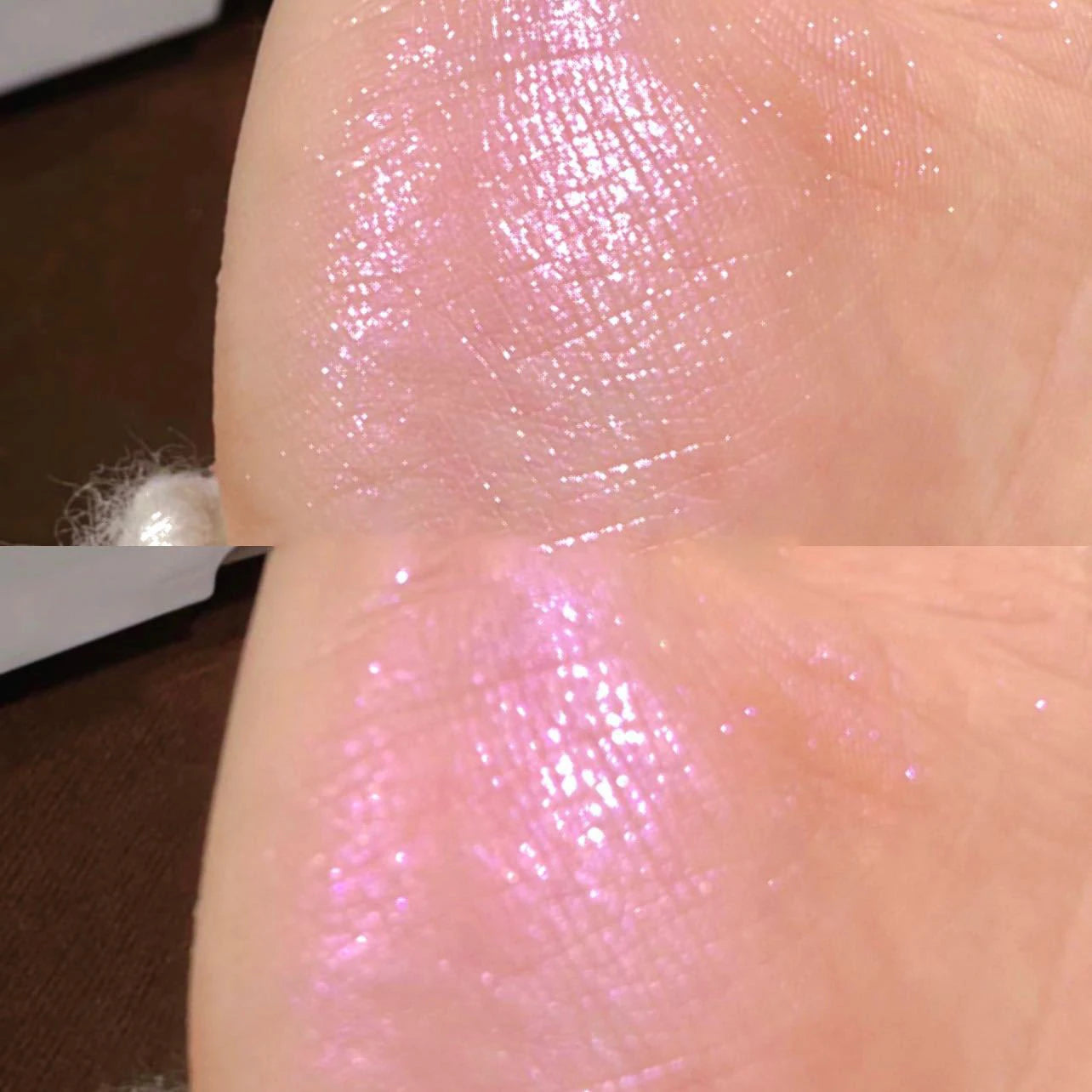 Makeup Highlighter Pink Polarized Shiny Glitter Brighten Cheekbones Eyes High Gloss Palette Highly Pigmented Shimmer Fine Shine
