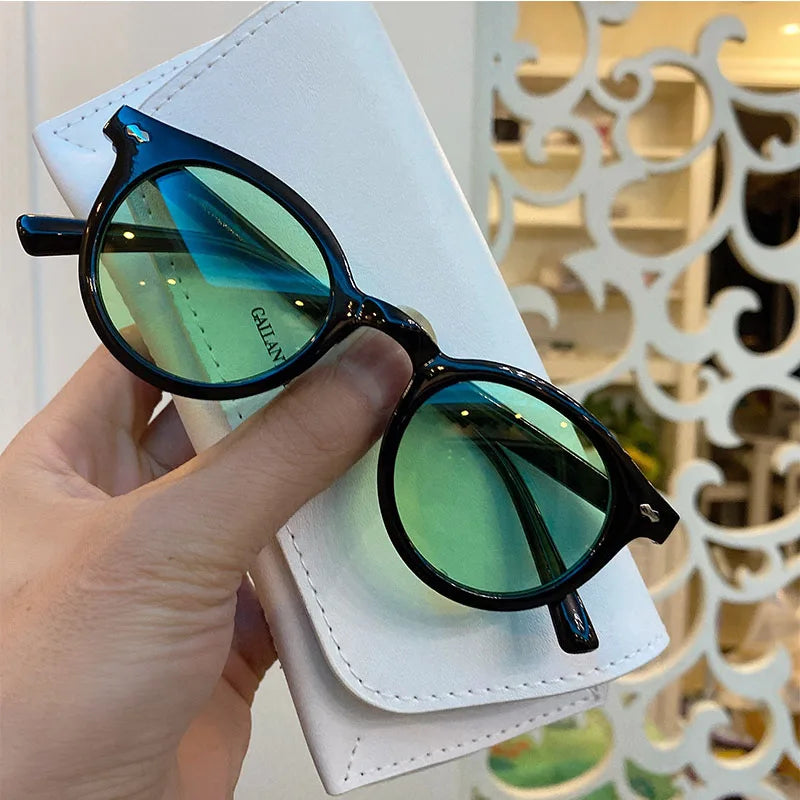 Women Sunglasses Fashion Big Round Sun Glasses For Female Oversized Shades Vintage Jelly Sunglass UV400 Eyewear Oculos De Sol