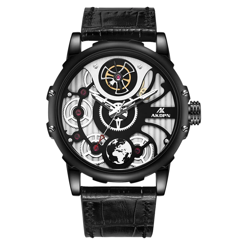 A high-end men's watch with cool retro and trendy style quartz watch